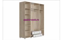 Шкаф 4-х створчатый МОДУЛЬНОЙ СПАЛЬНОЙ МАДЛЕН