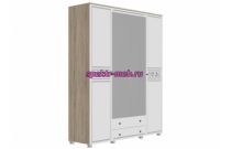 Шкаф 4-х створчатый МОДУЛЬНОЙ СПАЛЬНОЙ МАДЛЕН