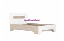 Кровать 1,6 м без ортопеда с настилом КР-004 МОДУЛЬНОЙ СПАЛЬНОЙ ПАЛЕРМО 3