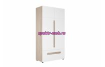 Шкаф 2-х створчатый комбинированный ШК-009 МОДУЛЬНОЙ СПАЛЬНОЙ ПАЛЕРМО 3