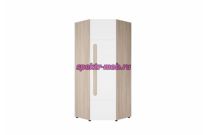 Шкаф угловой (45град.) ШК-013 МОДУЛЬНОЙ СПАЛЬНОЙ ПАЛЕРМО 3