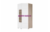 Шкаф угловой с открытыми полками ШК-014 МОДУЛЬНОЙ СПАЛЬНОЙ ПАЛЕРМО 3