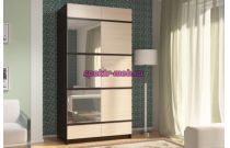 ЭВА Шкаф с ПВХ декором ШК-023 + зеркало