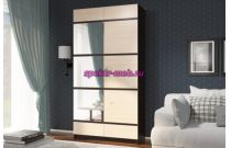 ЭВА Шкаф с ПВХ декором ШК-024 + зеркало