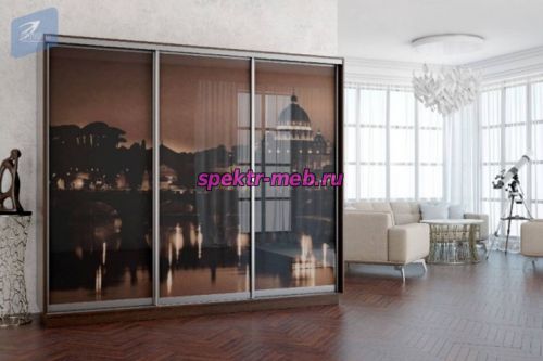 Кликните для увеличения изображения ЛЕО Шкаф 2400, фотопечать