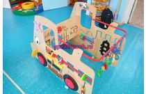 Игровая мебель бизиборд МАШИНКА 9
