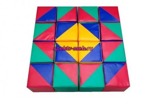 Игровой набор мягких модулей «Кубики - мозаика»
