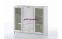 Комод с витриной София Стекло