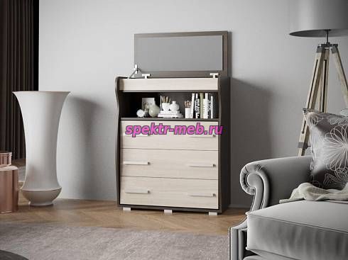 Комод Волжанка-5 с зеркалом