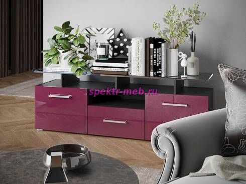 Тумба под ТВ Блеск 4 глянец