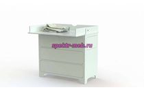 Комод - пеленатор Тач-Лач белый