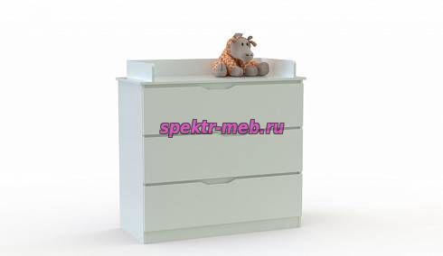 Пеленальный комод Fresh белый