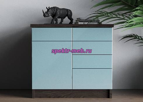 Комод Шайн 6 глянцевый
