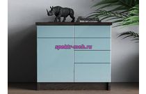Комод Шайн 6 глянцевый