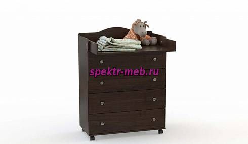 Комод пеленальный Ульяна-2 венге