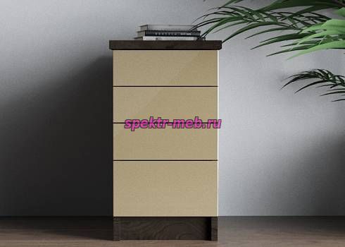 Комод Шайн 3 глянцевый