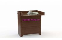 Комод - пеленатор Тач-Лач орех
