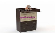 Пеленальный комод Эстет 11