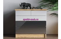 Комод Шайн 5 глянцевый