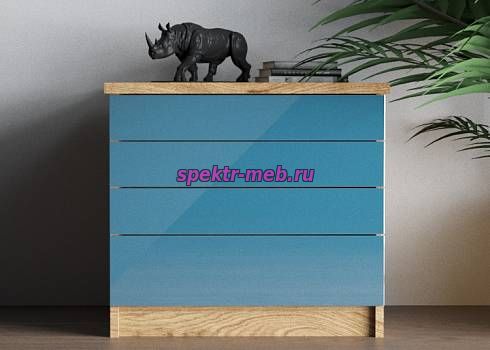 Комод Шайн 4 глянцевый