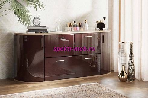 Комод радиусный Флер 3