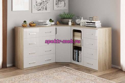 Комод угловой Марта 3