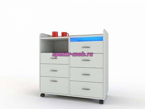 Комод на колесиках Лекси 2