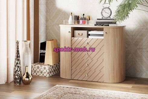 Комод радиусный Нико 9