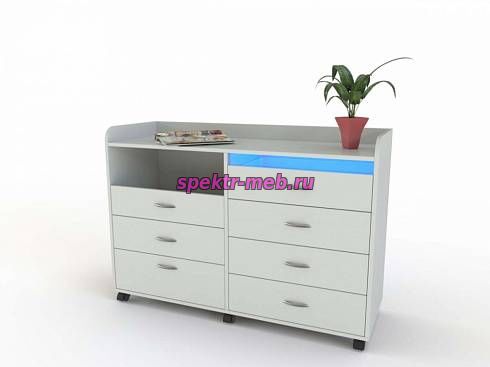 Комод на колесиках Лекси 5