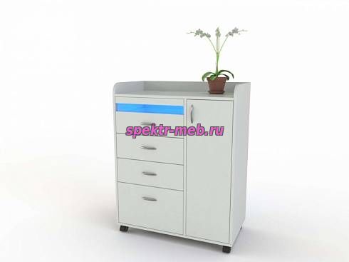 Комод на колесиках Лекси 4