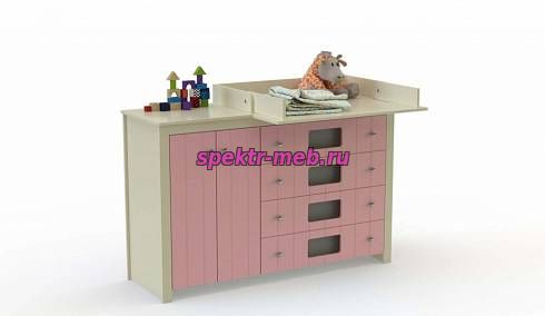 Пеленальный комод Веста Деко 5