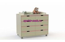 Пеленальный комод Колорист 4