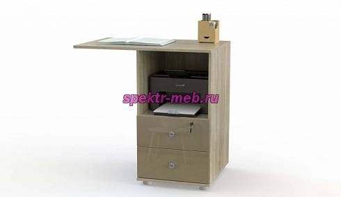 Тумба приставная с замком Уна 3