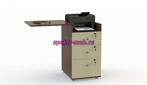 Тумба приставная с замком Юна 2