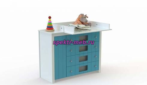 Пеленальный комод Веста Деко 4