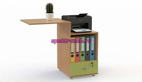 Тумба приставная с замком Уна 4