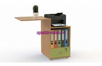 Тумба приставная с замком Уна 4