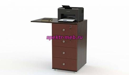 Тумба приставная с замком Уна 1