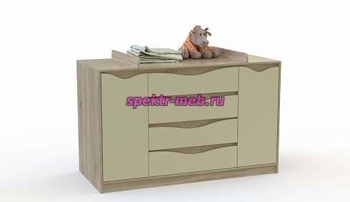 Пеленальный комод Волна 3