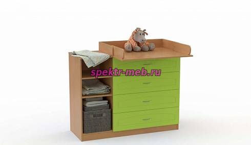 Комод пеленальный Уолли 10