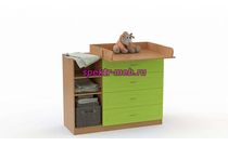 Комод пеленальный Уолли 10