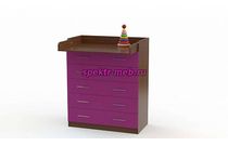 Пеленальный комод Лютик 7