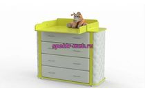 Пеленальный комод Альт 9