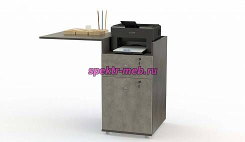 Тумба приставная с замком Юна 3