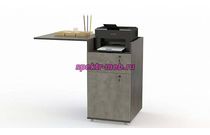 Тумба приставная с замком Юна 3