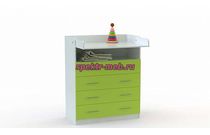 Пеленальный комод Лютик 8