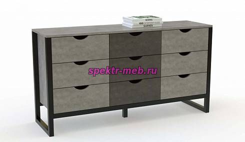 Комод Шалфей Лайт 2