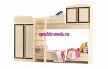 Детская двухъярусная кровать Дейли