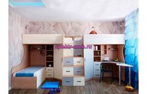 Детская двухъярусная кровать ДМ-161