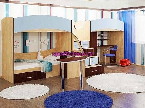 Детская двухъярусная кровать ДМ-188